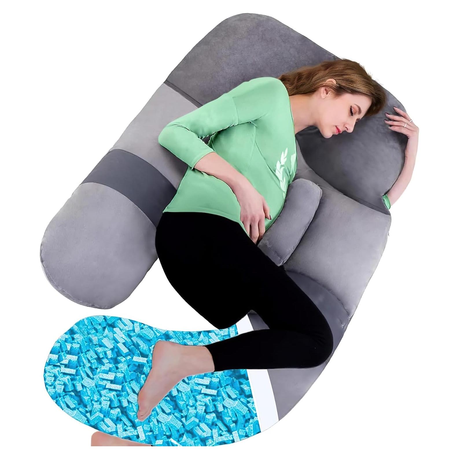 Almohada Corporal de Embarazo AS AWESLING 152 cm Espuma Memoria