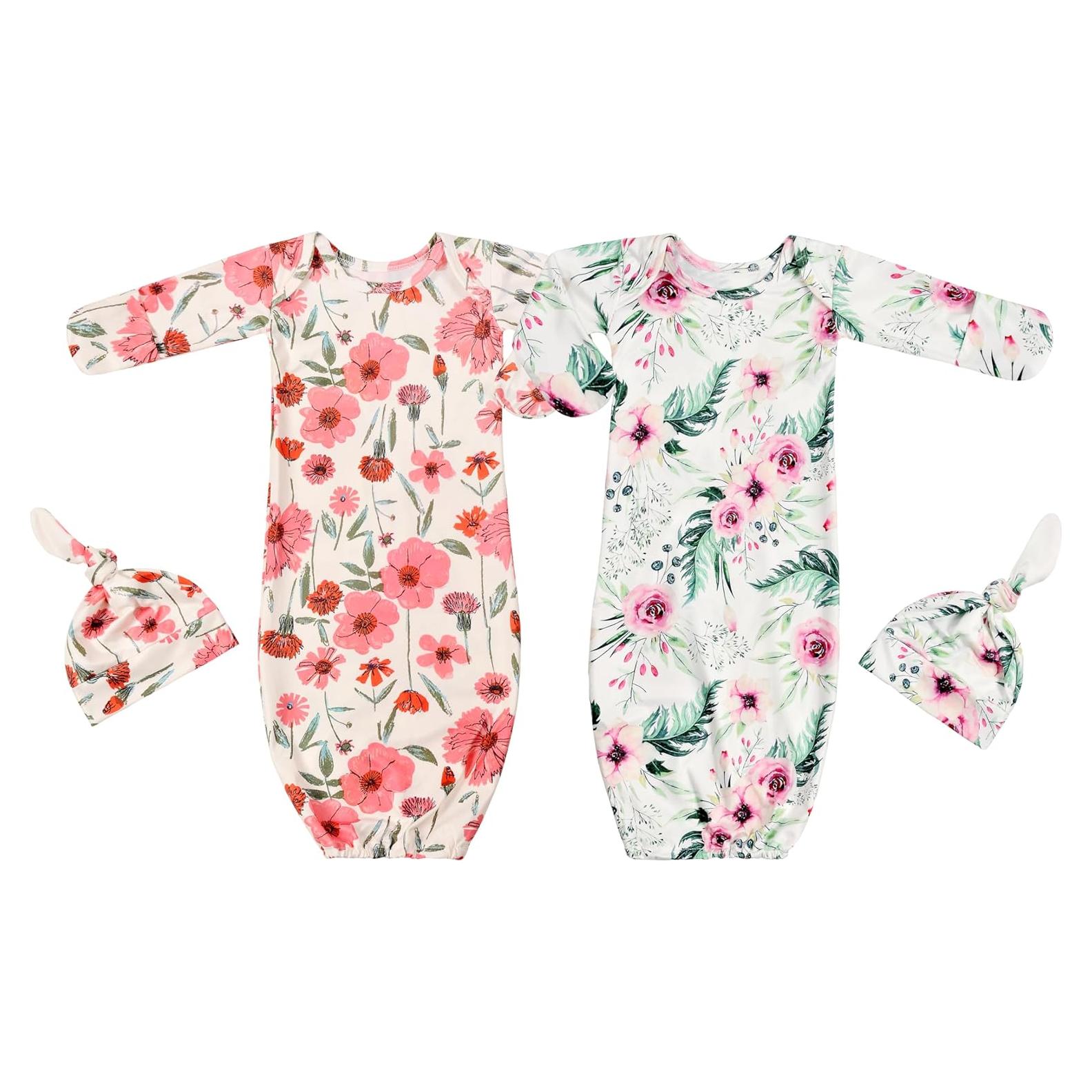 Conjunto de vestido de manga larga para bebé 0-3 meses