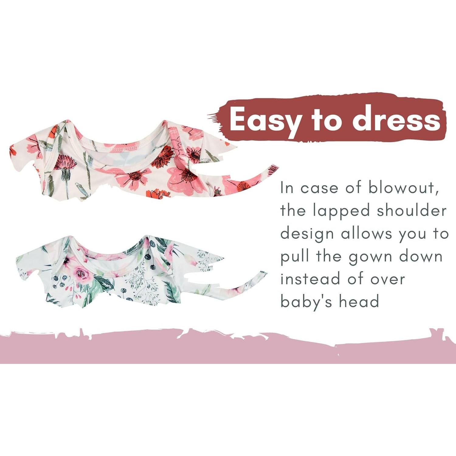 Conjunto de vestido de manga larga para bebé 0-3 meses