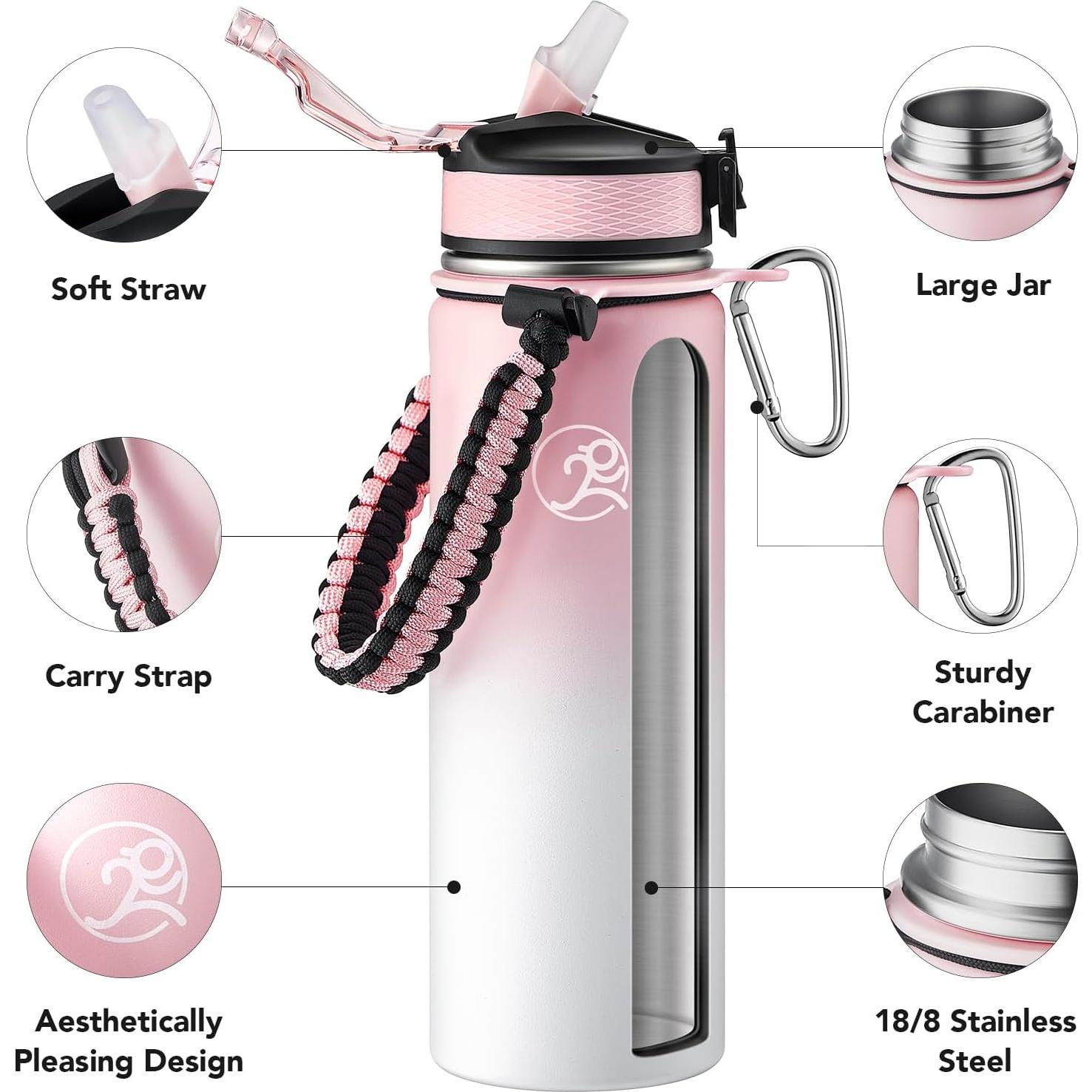 Botella de Agua Aislada GOSWAG 24oz Acero Inoxidable