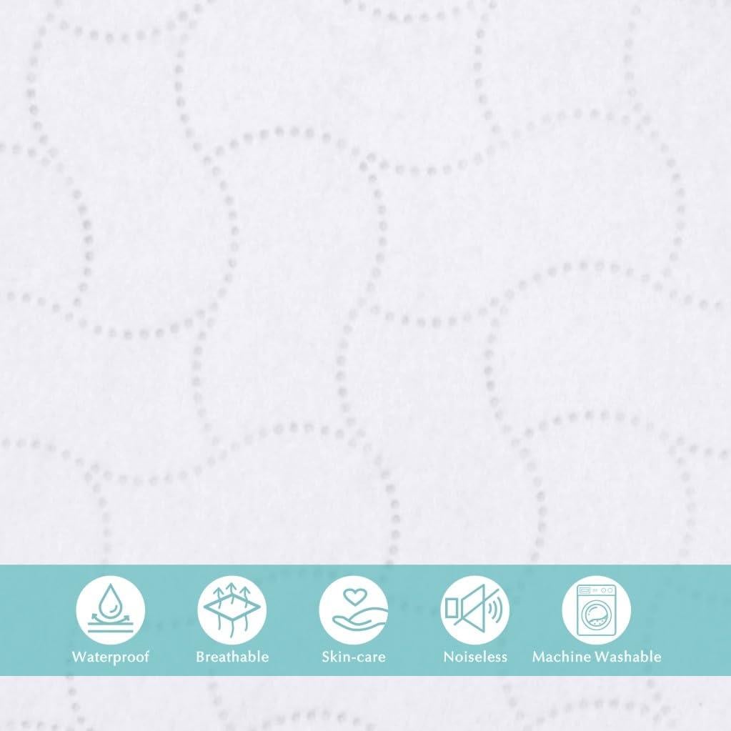 Protector de Colchón Impermeable para Cuna American Baby 132x71 cm