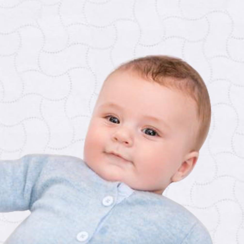 Protector de Colchón Impermeable para Cuna American Baby 132x71 cm