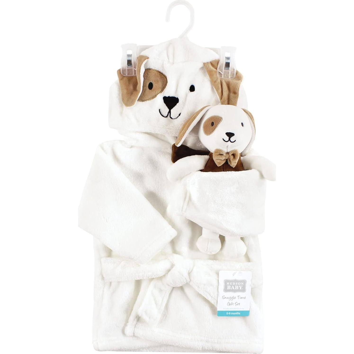 Bata de Baño Unisex Hudson Baby de Peluche + Juguete