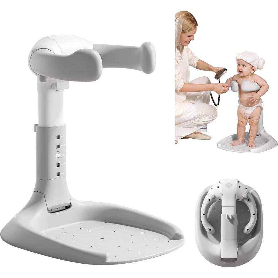 Soporte de Ducha para Bebé Bonbay Ajustable Antideslizante