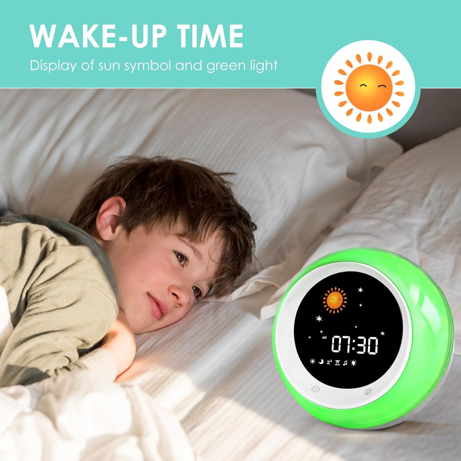 Reloj Despertador Infantil FiveHome A300-NEW con Luz y Sonido