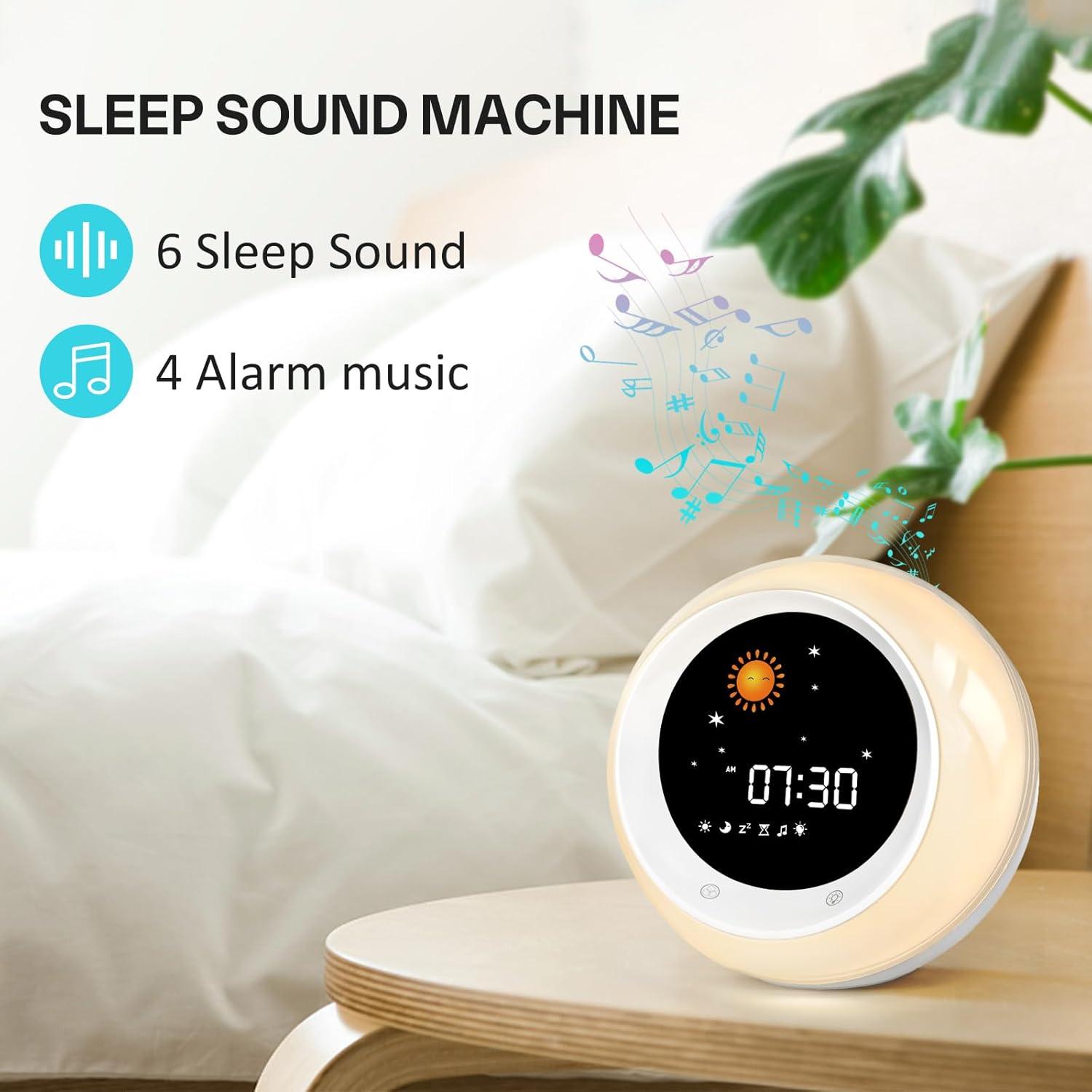 Reloj Despertador Infantil FiveHome A300-NEW con Luz y Sonido