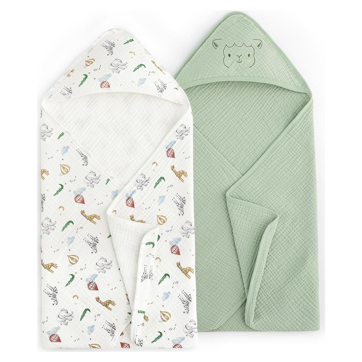 Toallas de Bebé con Capucha David's Kids 2 Pack 81cm Algodón