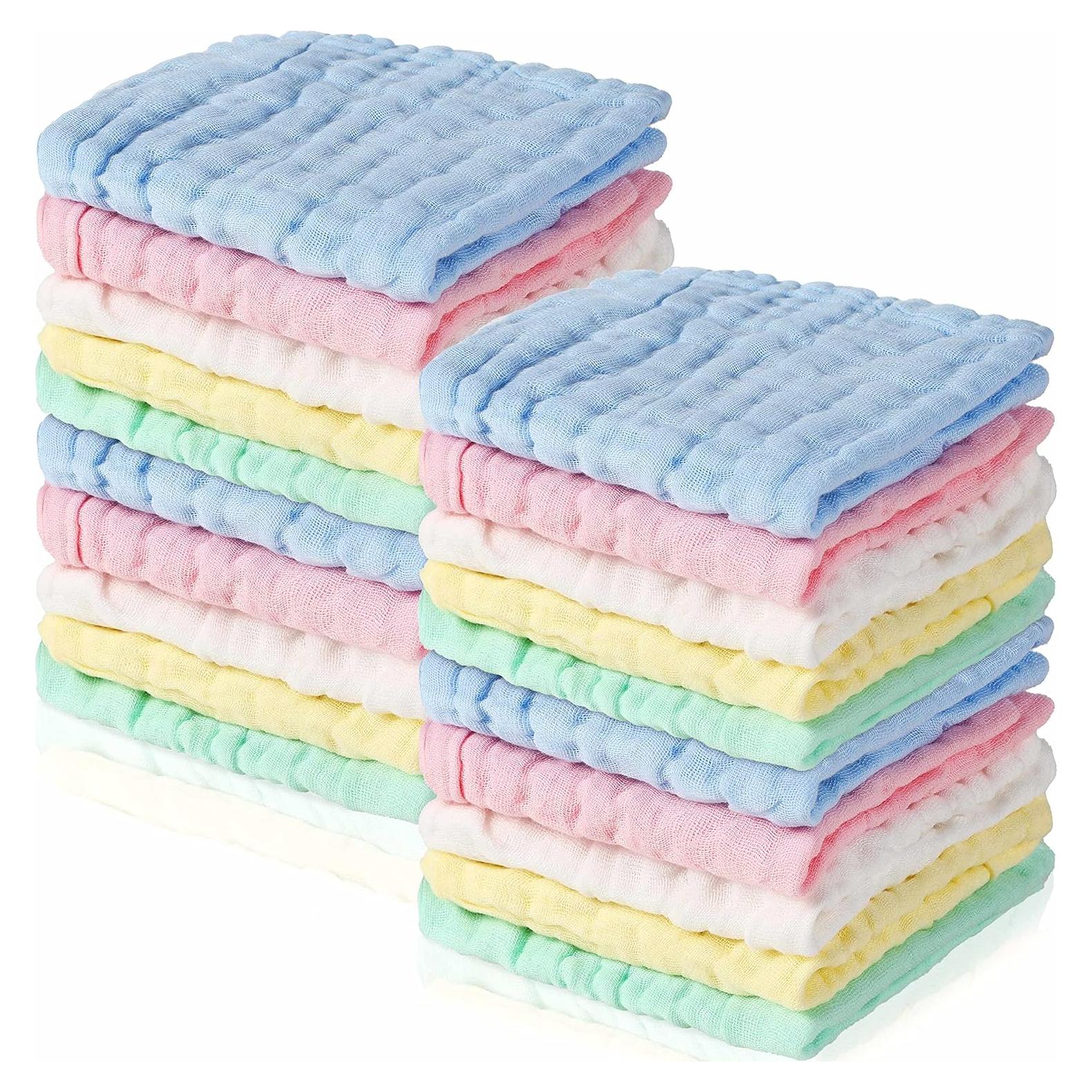 Pañuelo de Muselina Breling 20 Pcs 30x30 cm Algodón Suave