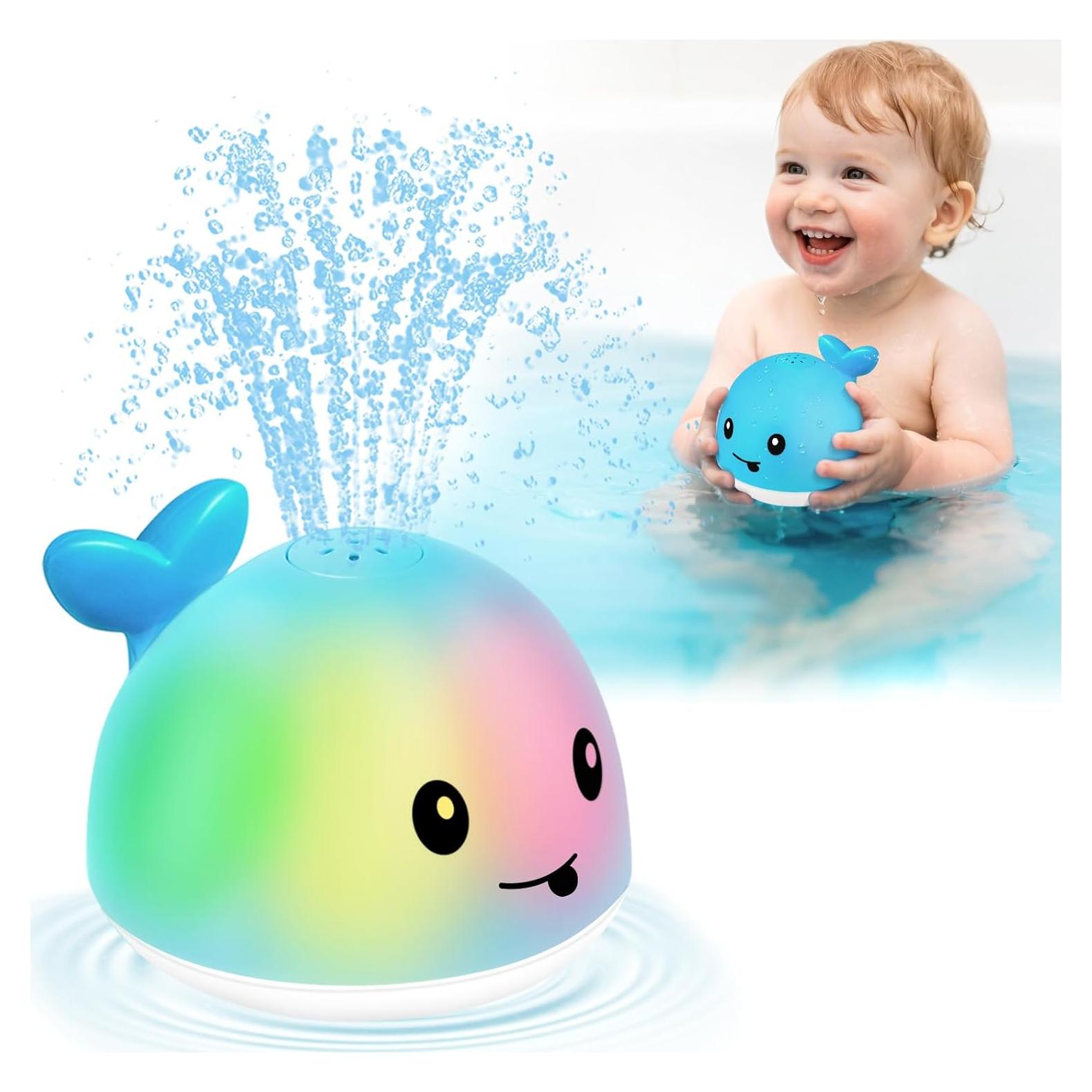 Juguete de Baño Iluminado Gigilli Ballena Azul - Recargable