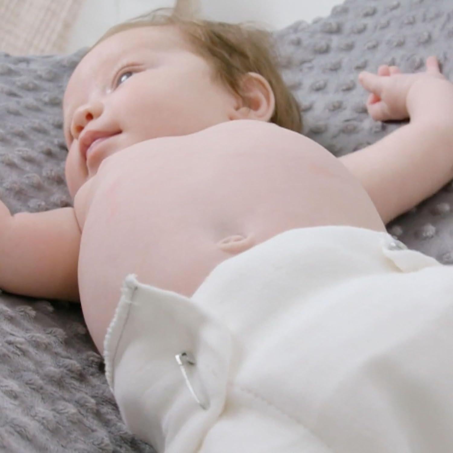 Paquete de 5 Pañales de Tela Prefold Gerber 100% Algodón