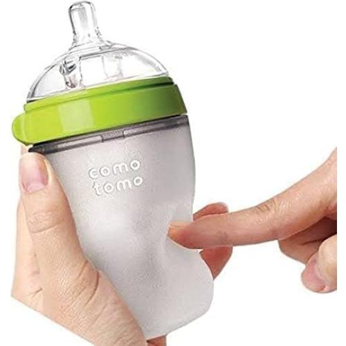 Biberón Anti-Cólicos Comotomo 150ml Verde Silicona