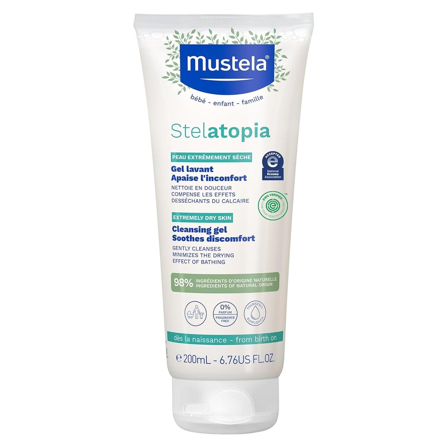 Gel de Limpieza Mustela Stelatopia 200 ml para Bebé