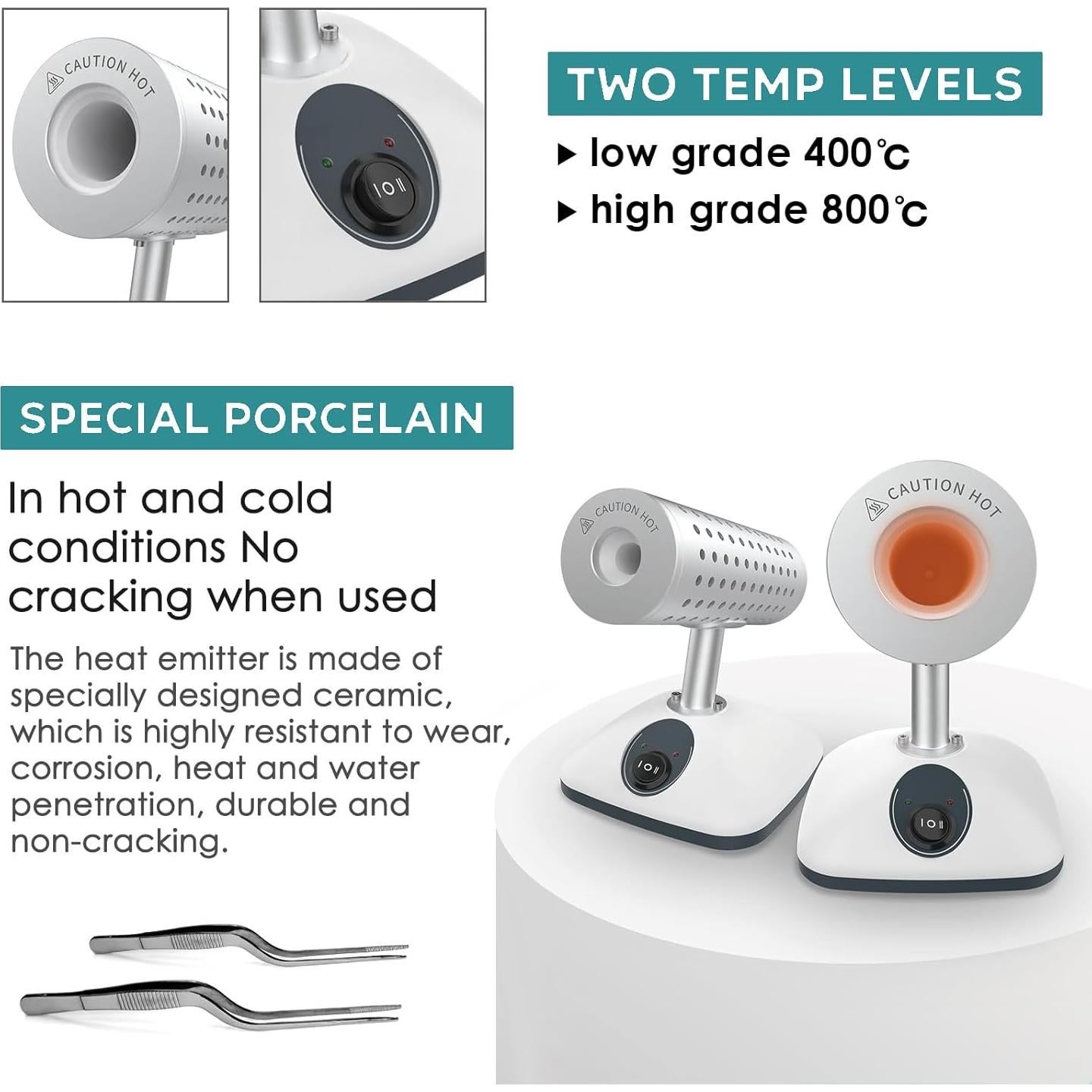 Autoclave Esterilizador Infrarrojo T-stereo DS-900 150W 400°C/825°C