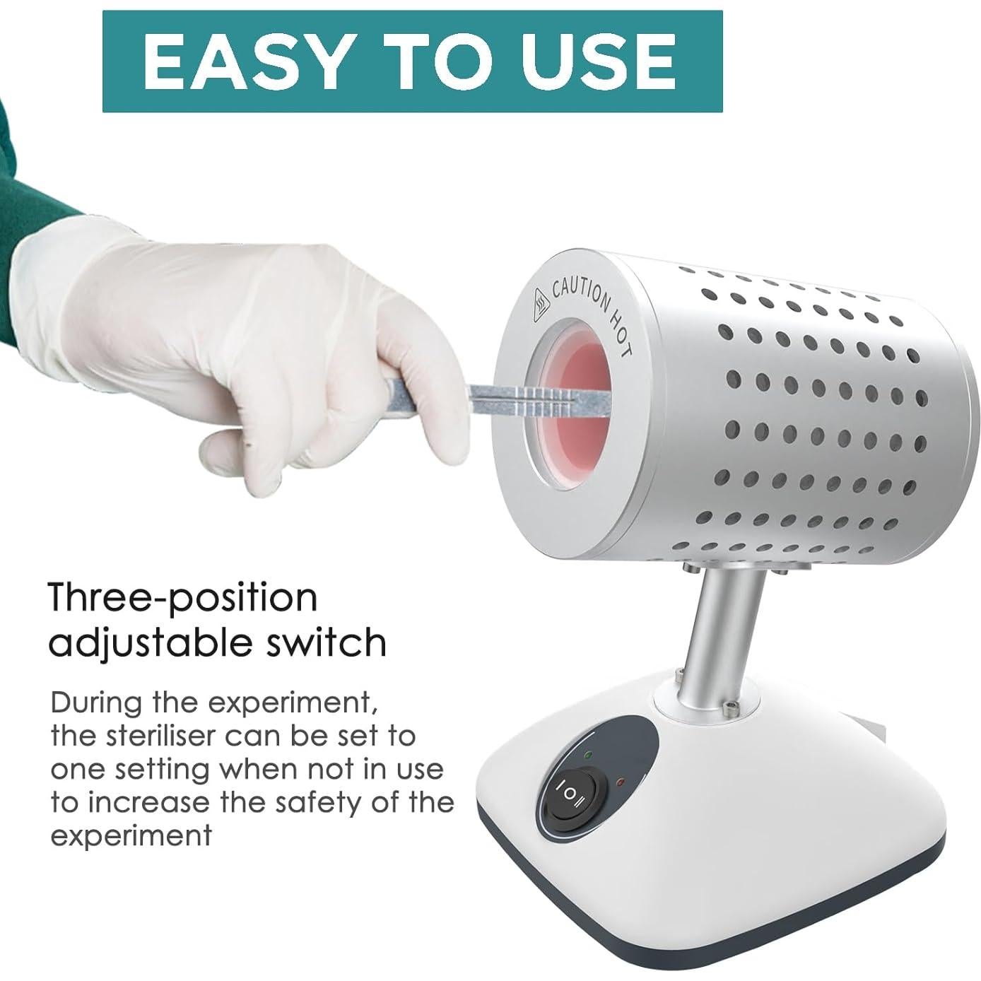 Autoclave Esterilizador Infrarrojo T-stereo DS-900 150W 400°C/825°C