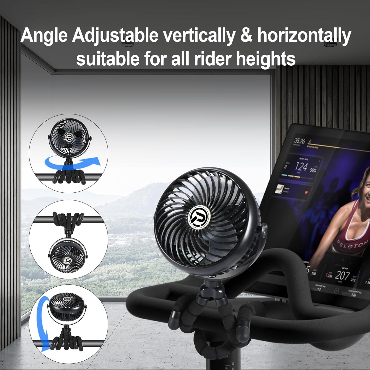 Ventilador de Clip MORECORE para Bicicleta y Trotadora