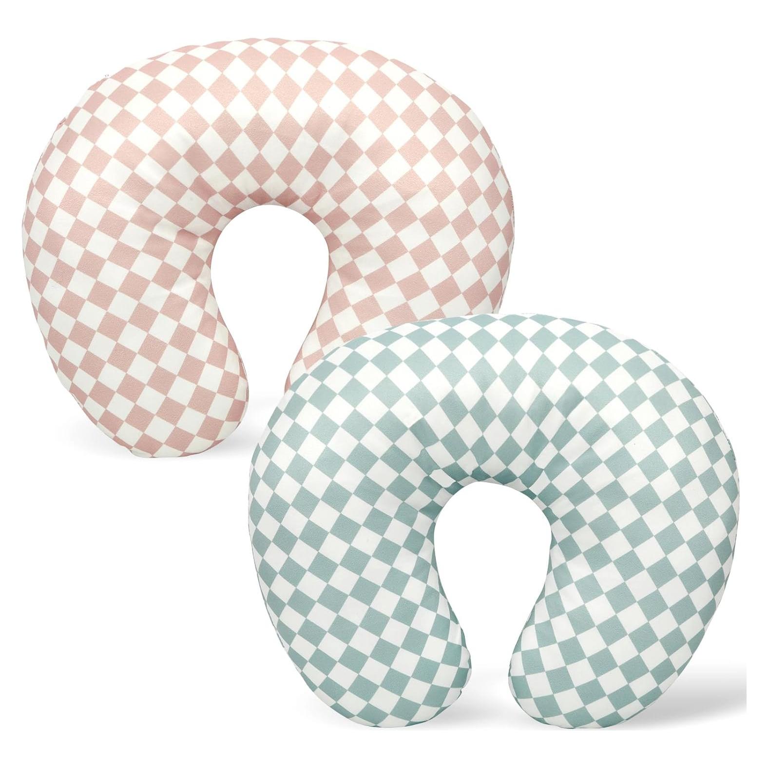 FEBSNOW 2 Fundas de Almohada de Lactancia Algodón 57x46cm