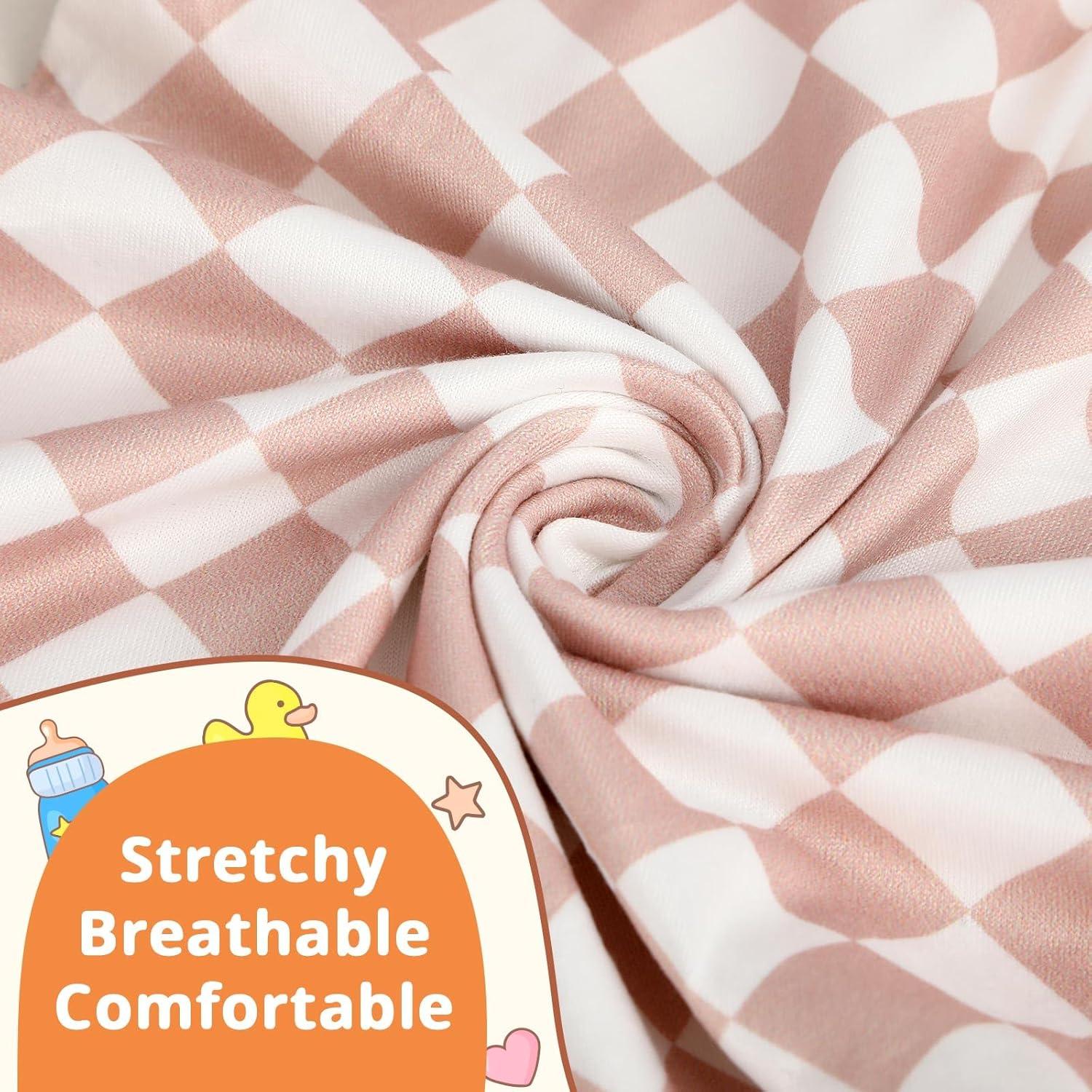 FEBSNOW 2 Fundas de Almohada de Lactancia Algodón 57x46cm