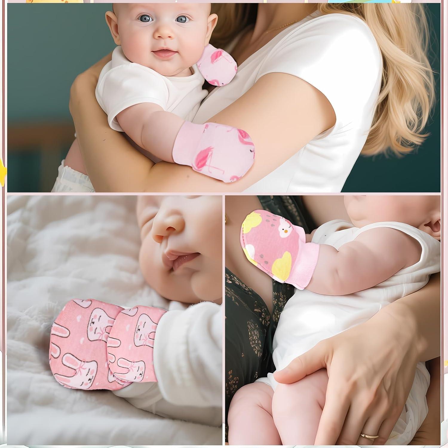 Mitones para Bebés Sin Rasguños 0-6 Meses - 6 Pares