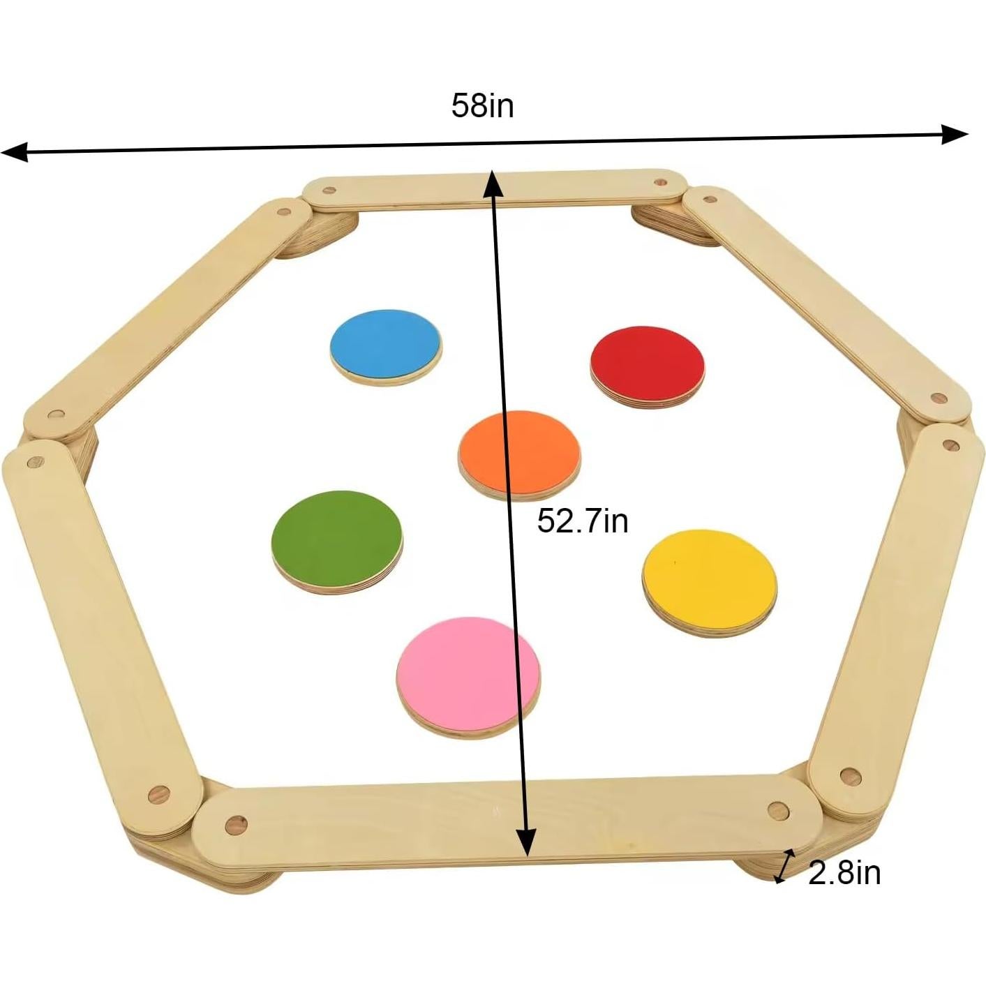 Viga de Equilibrio Avenlur Majesty con Piedras de Paso