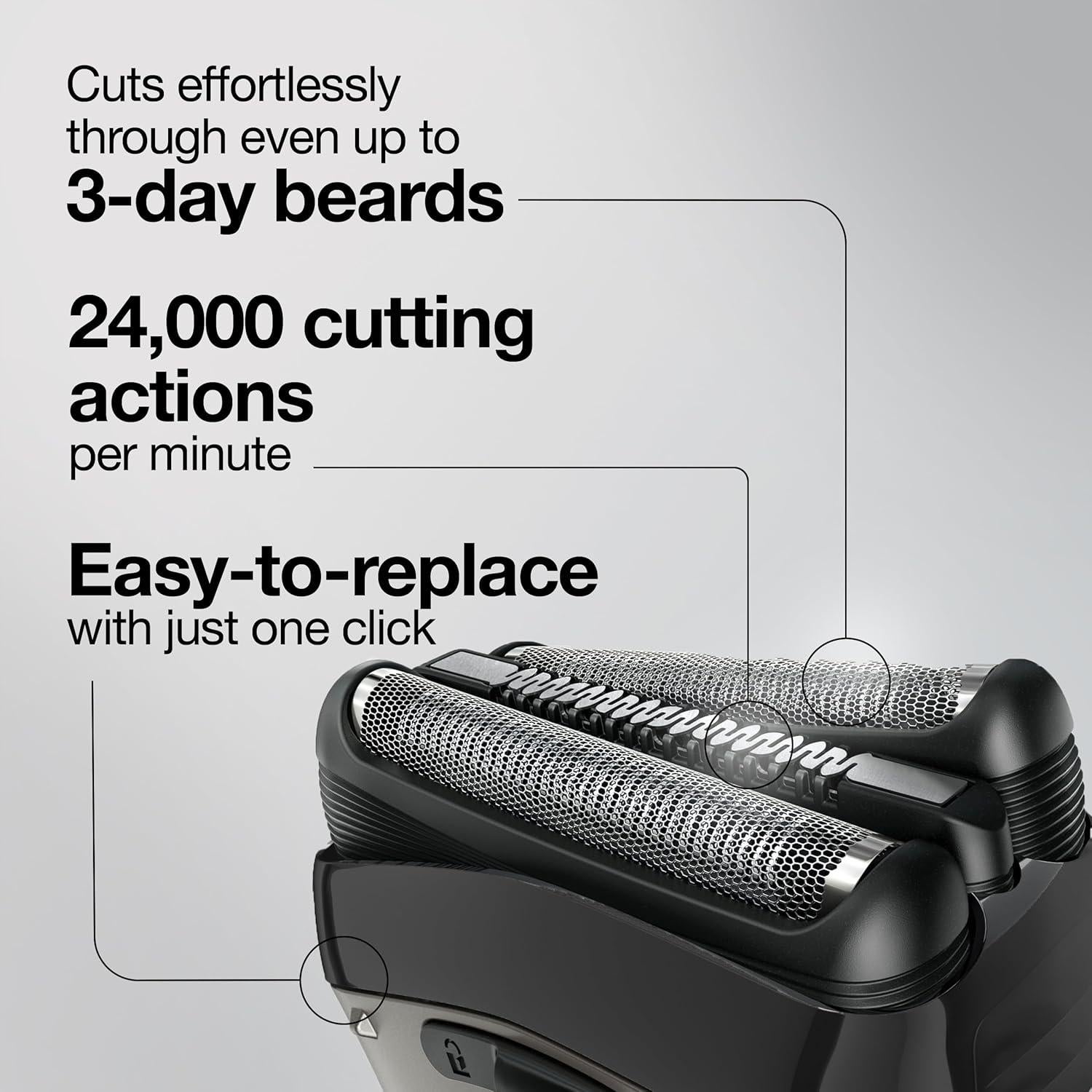 Cabezal de Repuesto Braun 32B para Afeitadora Eléctrica Series 3