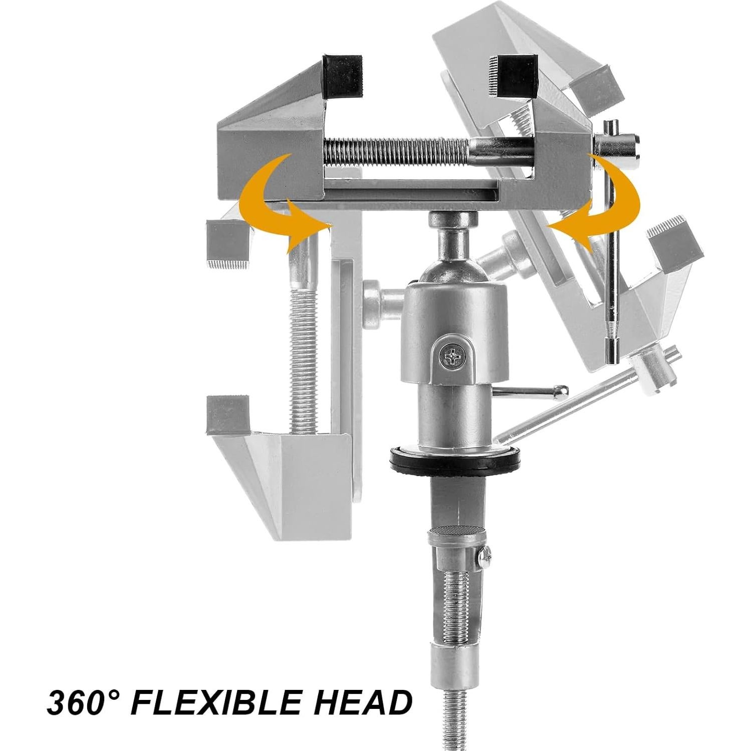 Prensa de Mesa Giratoria Fasmov 3" Ajustable 360° Aluminio