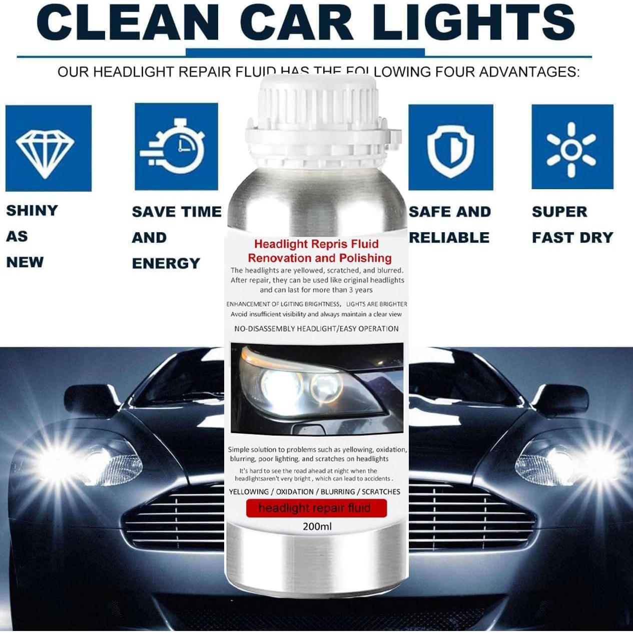 Líquido Restaurador de Faros VCTSELITY 200ML - Pulido y Reparación