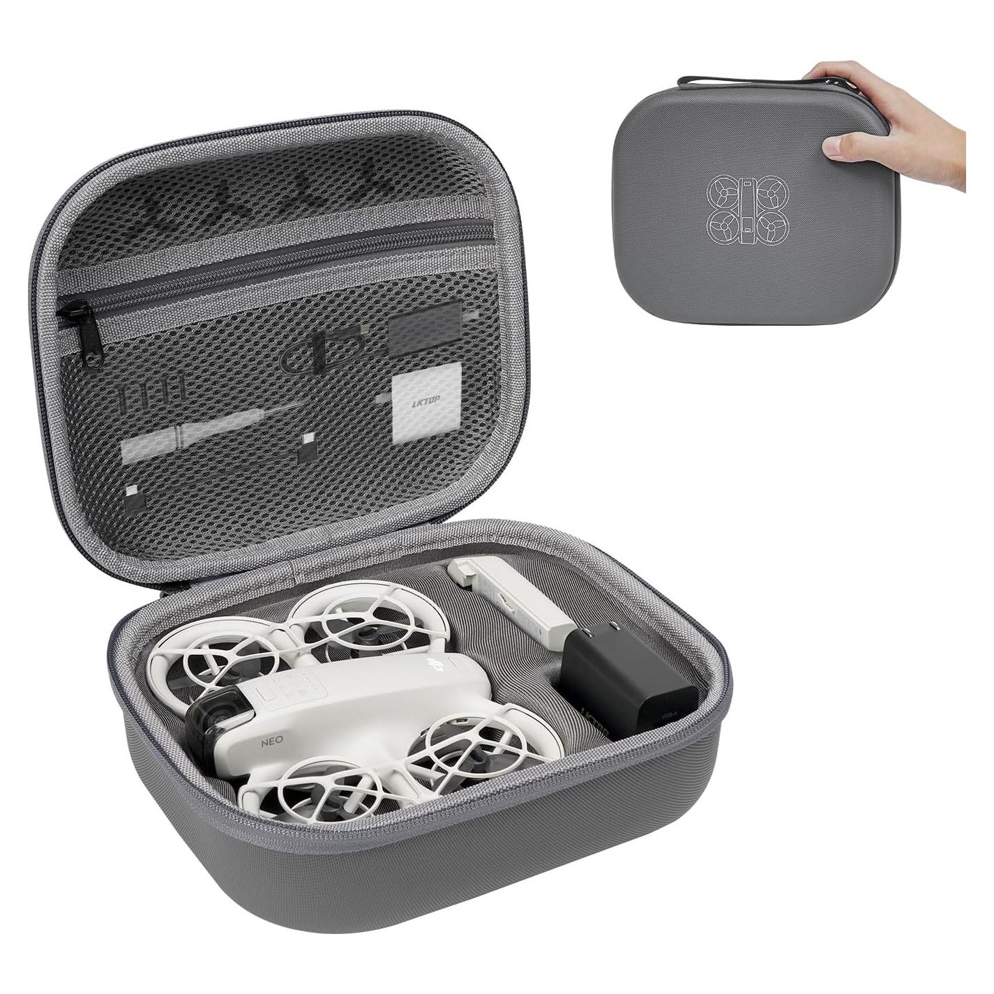 Funda Dura Impermeable LKTOP para Drone DJI Neo - 22.86x17.78x7.62 cm