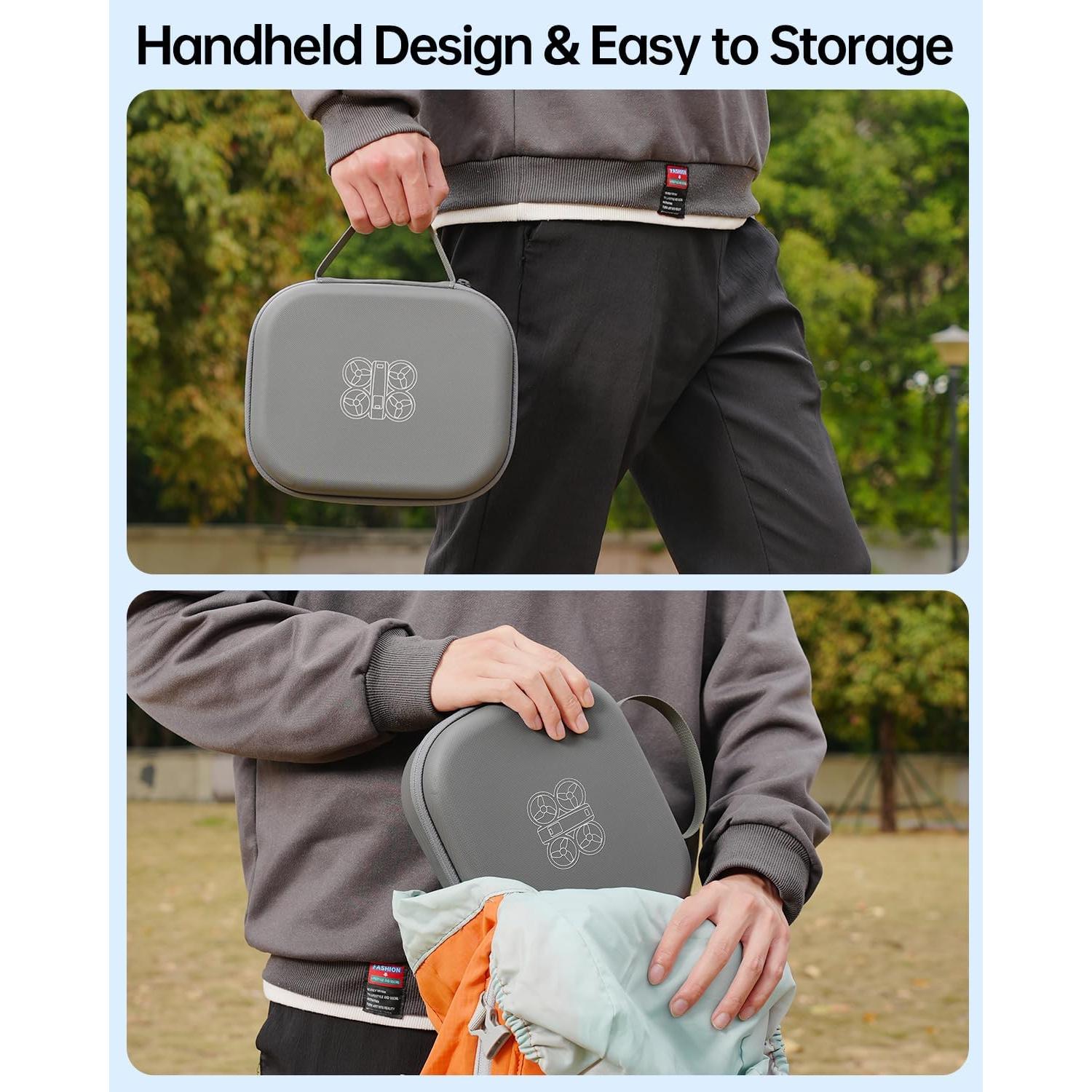 Funda Dura Impermeable LKTOP para Drone DJI Neo - 22.86x17.78x7.62 cm