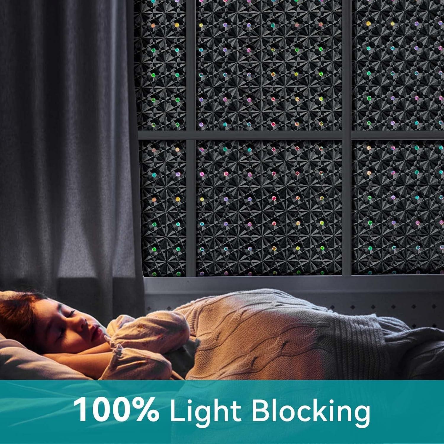 Film de Privacidad Blackout Windimiley 30x200cm Vinilo Negro