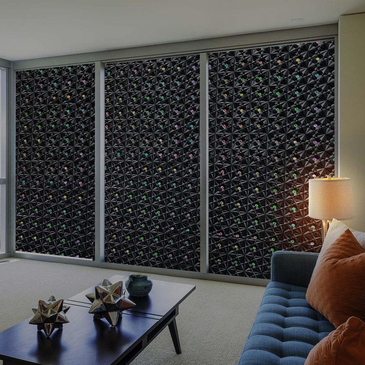 Film de Privacidad Blackout Windimiley 30x200cm Vinilo Negro