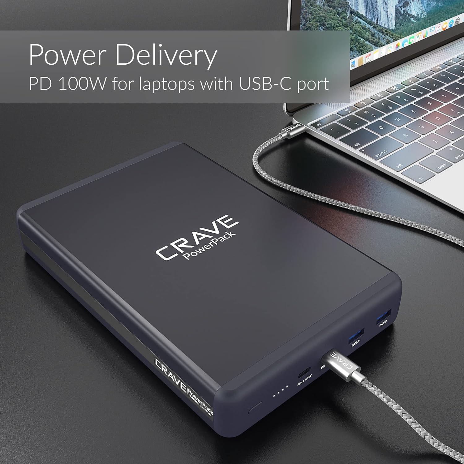 Batería Portátil Crave Power Bank 50000mAh PD 3.0 QC 3.0