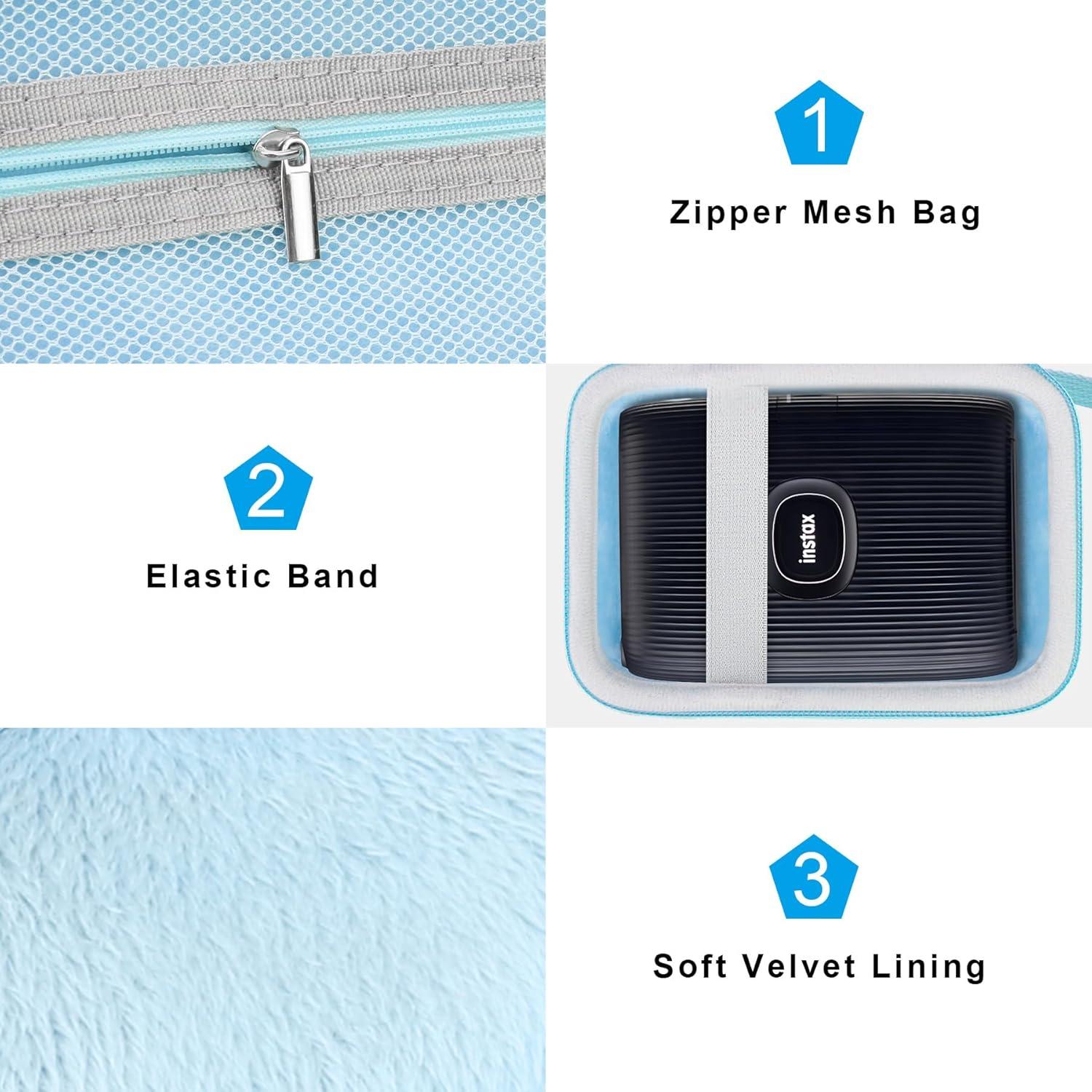 Funda Canboc Azul para Impresora Fujifilm Instax Mini Link 3