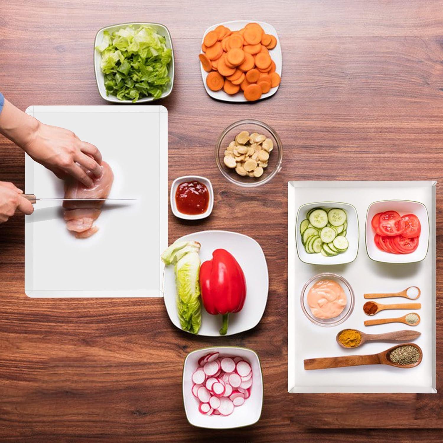 Tablas de Cortar Desechables ZVP 30 Unidades 43.2x30.5cm Blancas