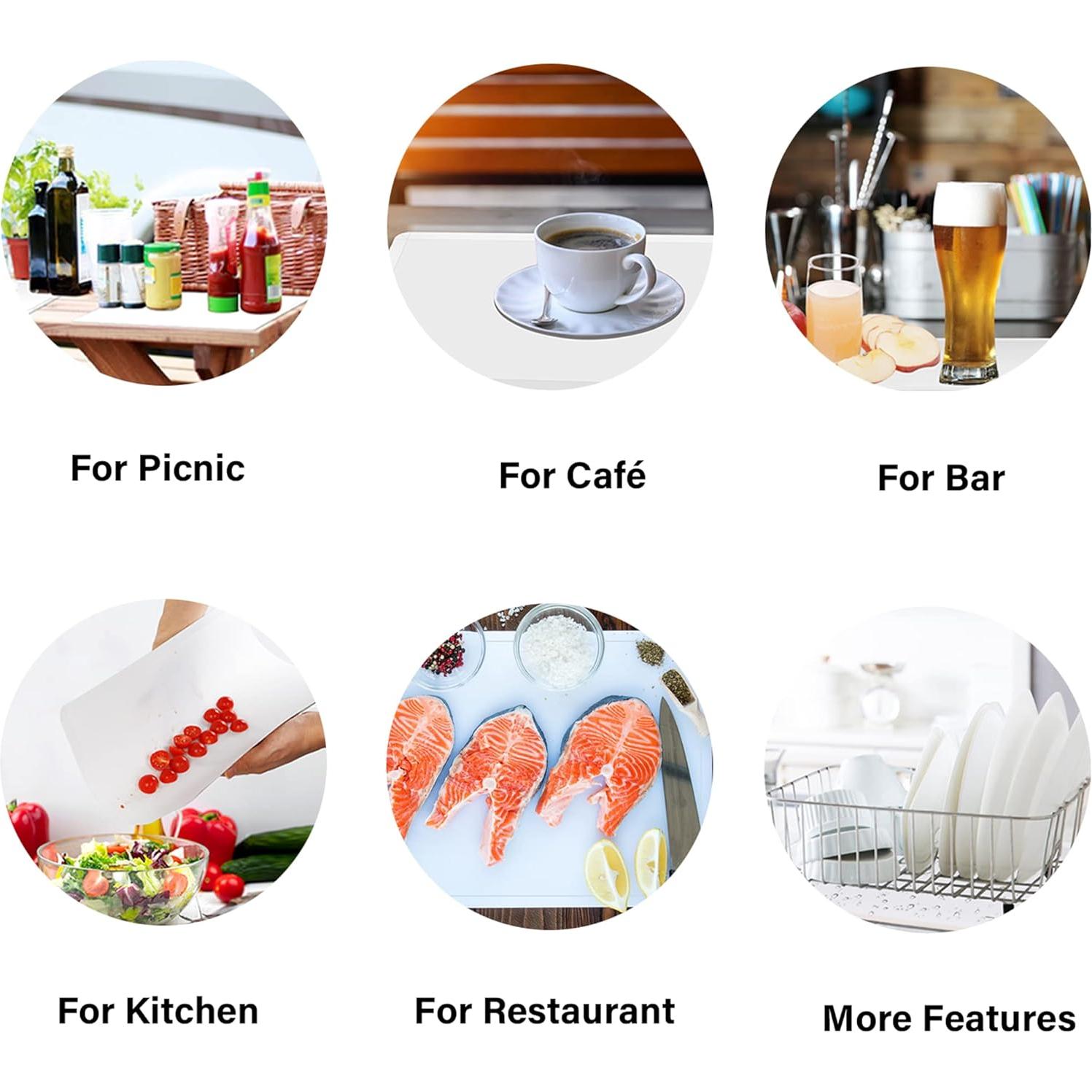 Tablas de Cortar Desechables ZVP 30 Unidades 43.2x30.5cm Blancas