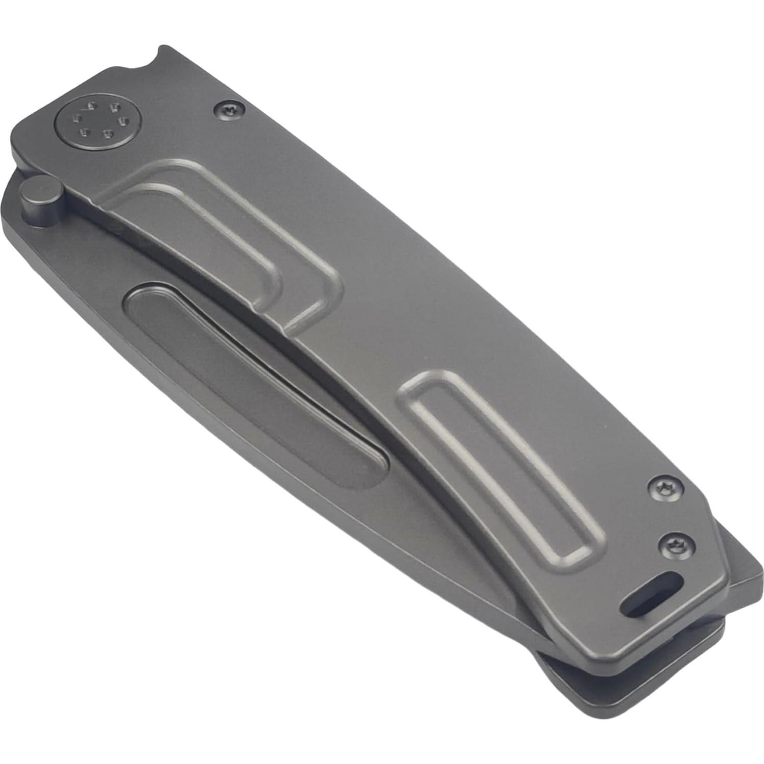 Cuchillo Plegable Geegift Largo 23.6 cm Acero Inoxidable Gris