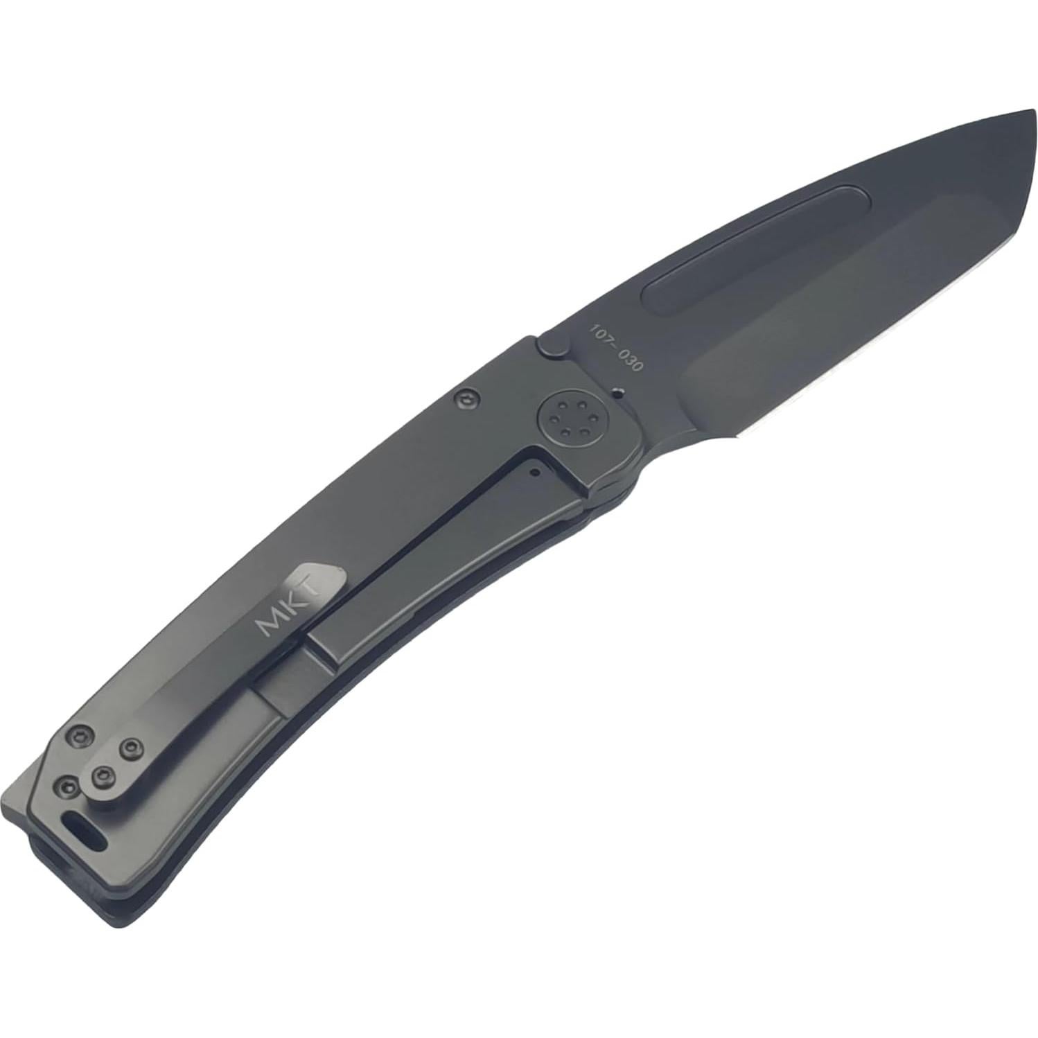 Cuchillo Plegable Geegift Largo 23.6 cm Acero Inoxidable Gris