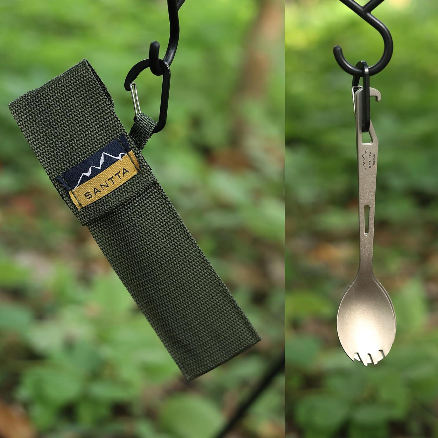 Juego de Cucharas de Titanio SANTTA 2 Piezas Ecológicas