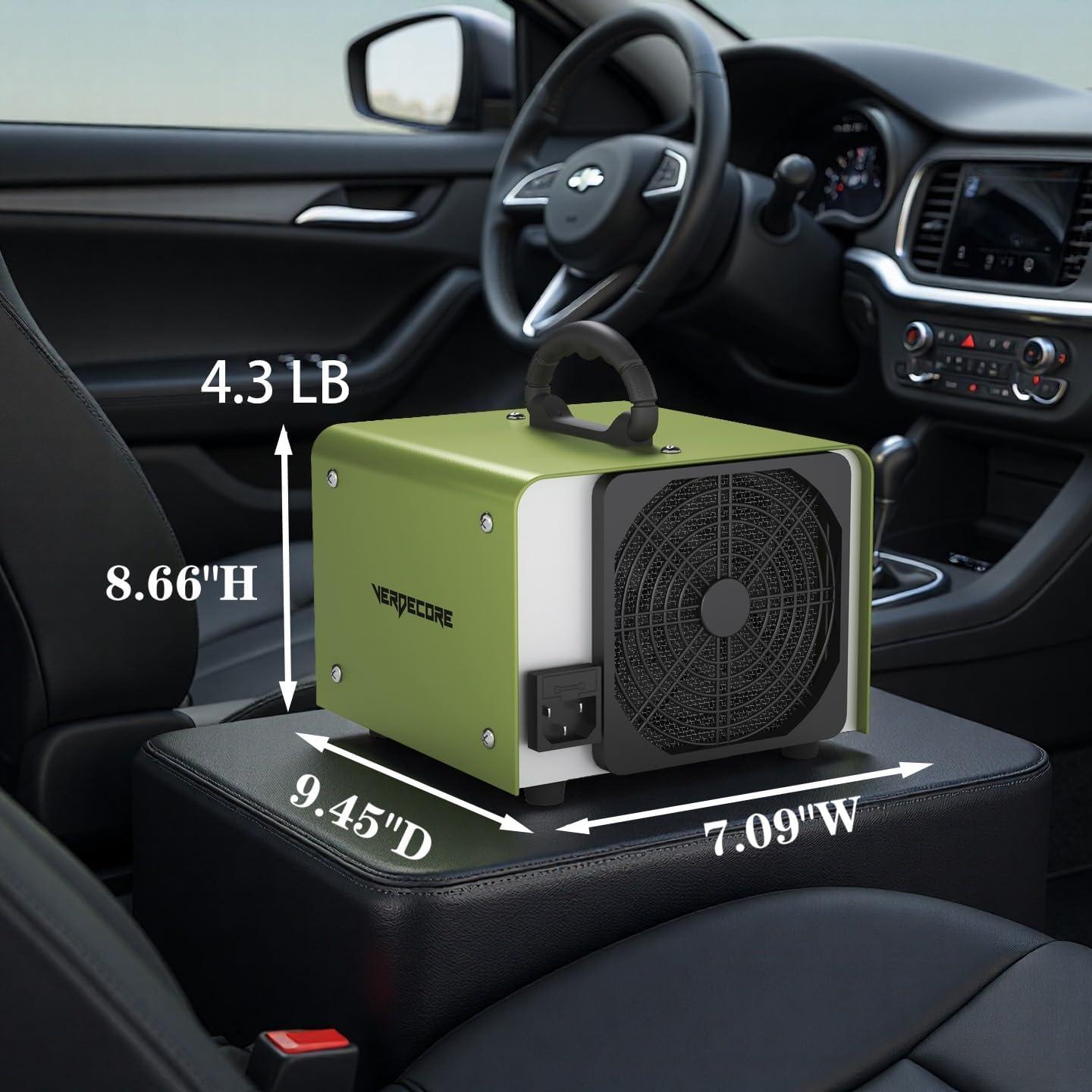 Generador de ozono 125000 mg/h CQ-60g para hogar y coche