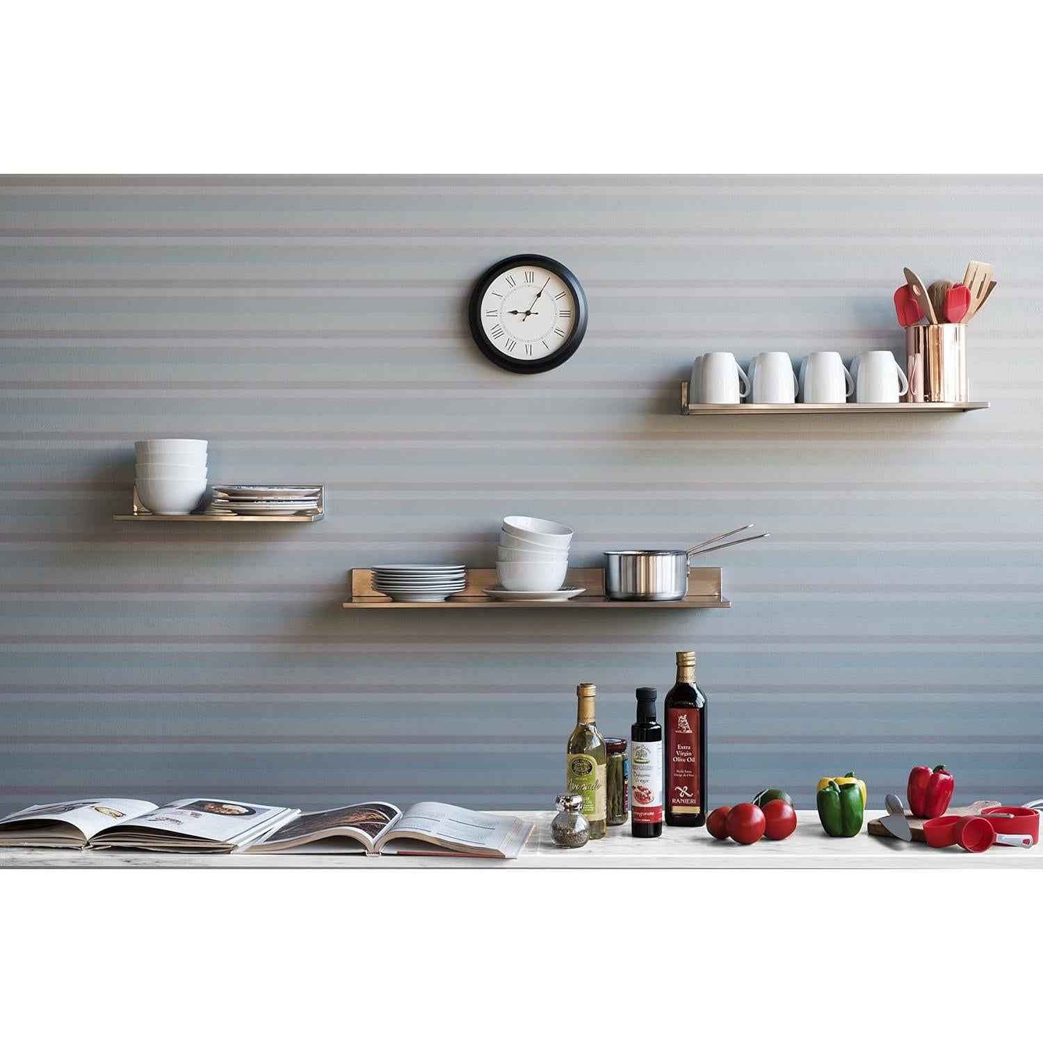 Estante de Cocina Montable en Pared Fasthomegoods 40 cm Acero Inoxidable