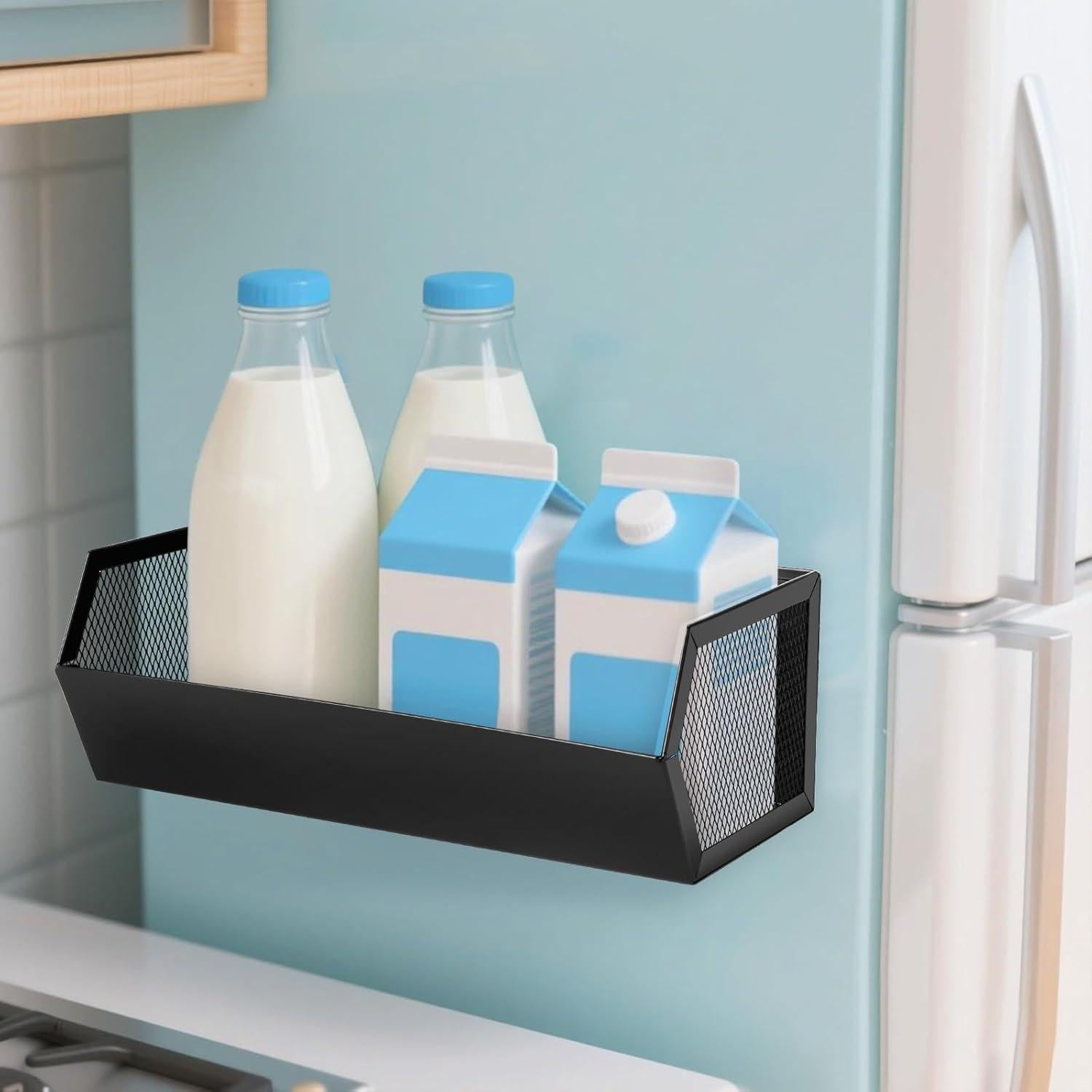 Estante Magnético para Especias VAlinks 27.9x12.7cm Negro