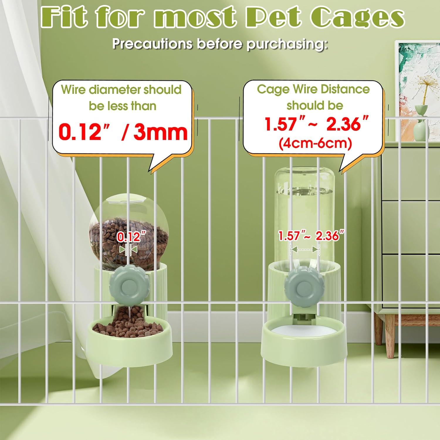 Dispensador Automático de Comida y Agua para Mascotas 1L Verde