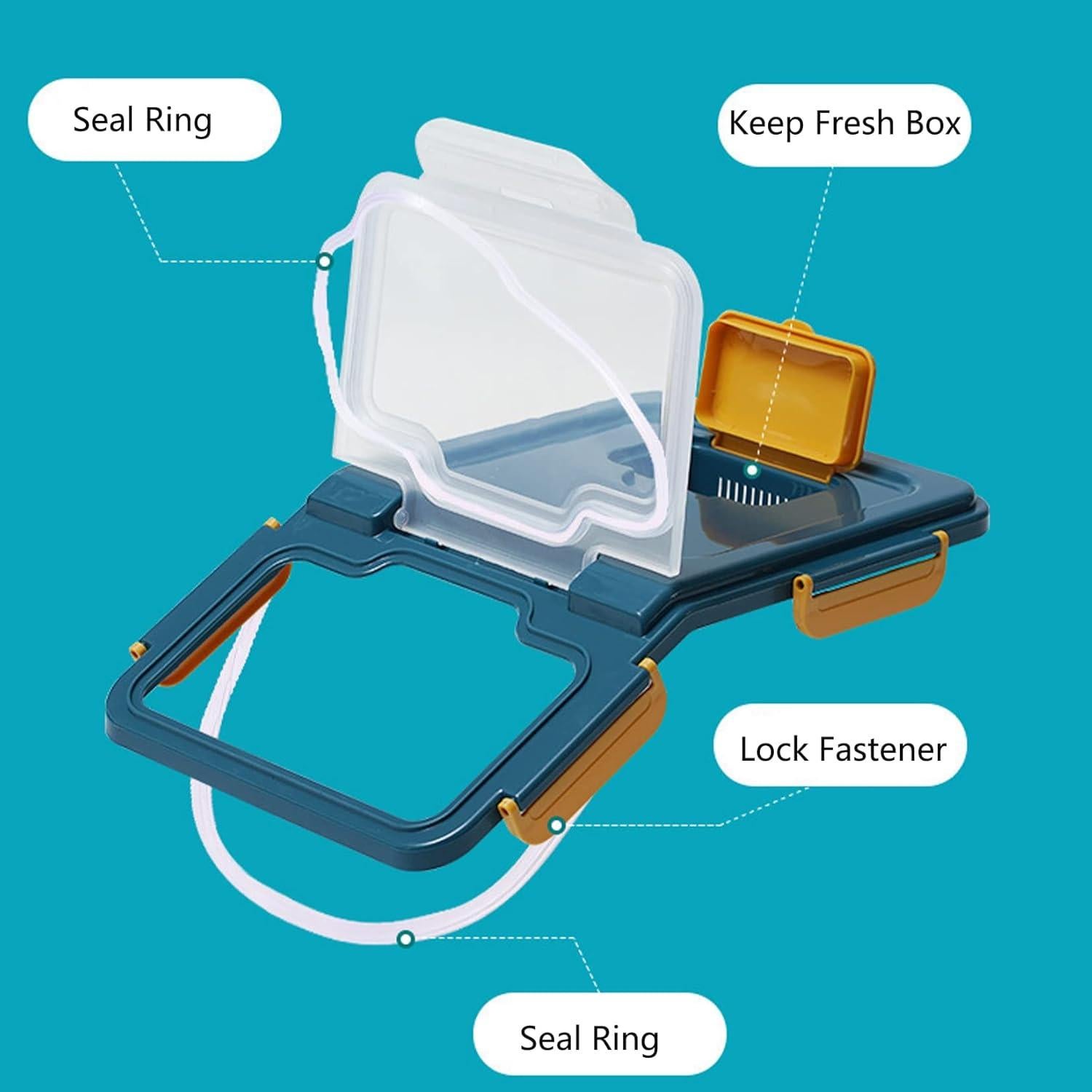 Contenedor Hermético de Almacenamiento PENCK 20L - Paquete de 2