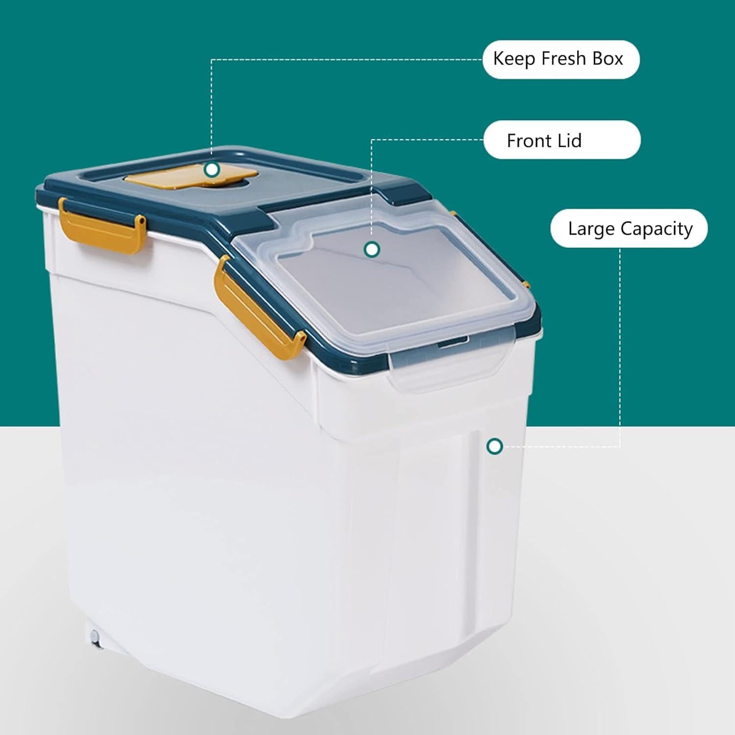 Contenedor Hermético de Almacenamiento PENCK 20L - Paquete de 2