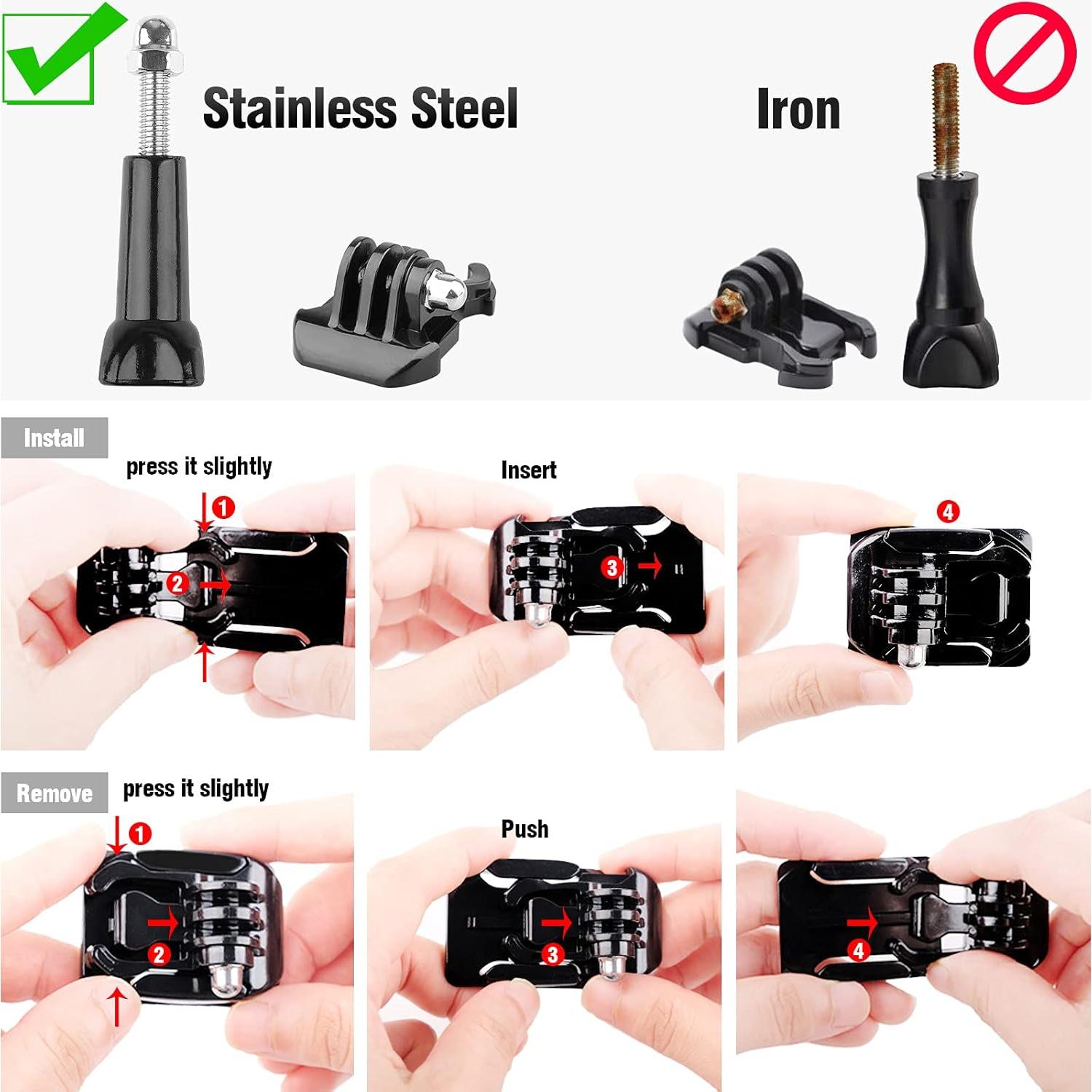 Brazo Extensible ChromLives para GoPro 18 cm, Accesorios de Montaje