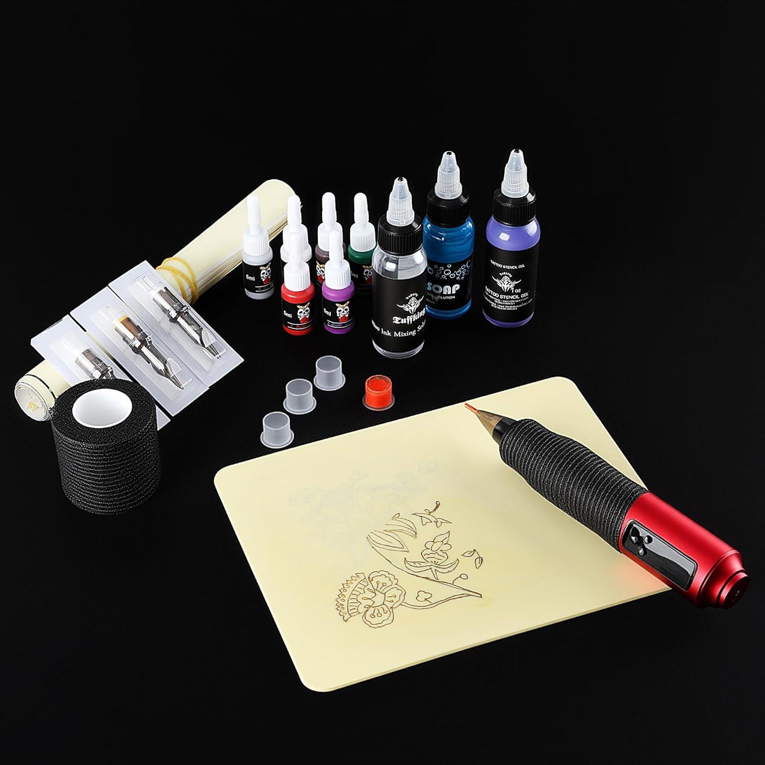 Kit de Práctica de Tatuaje YBEAUTY con 35 Piezas