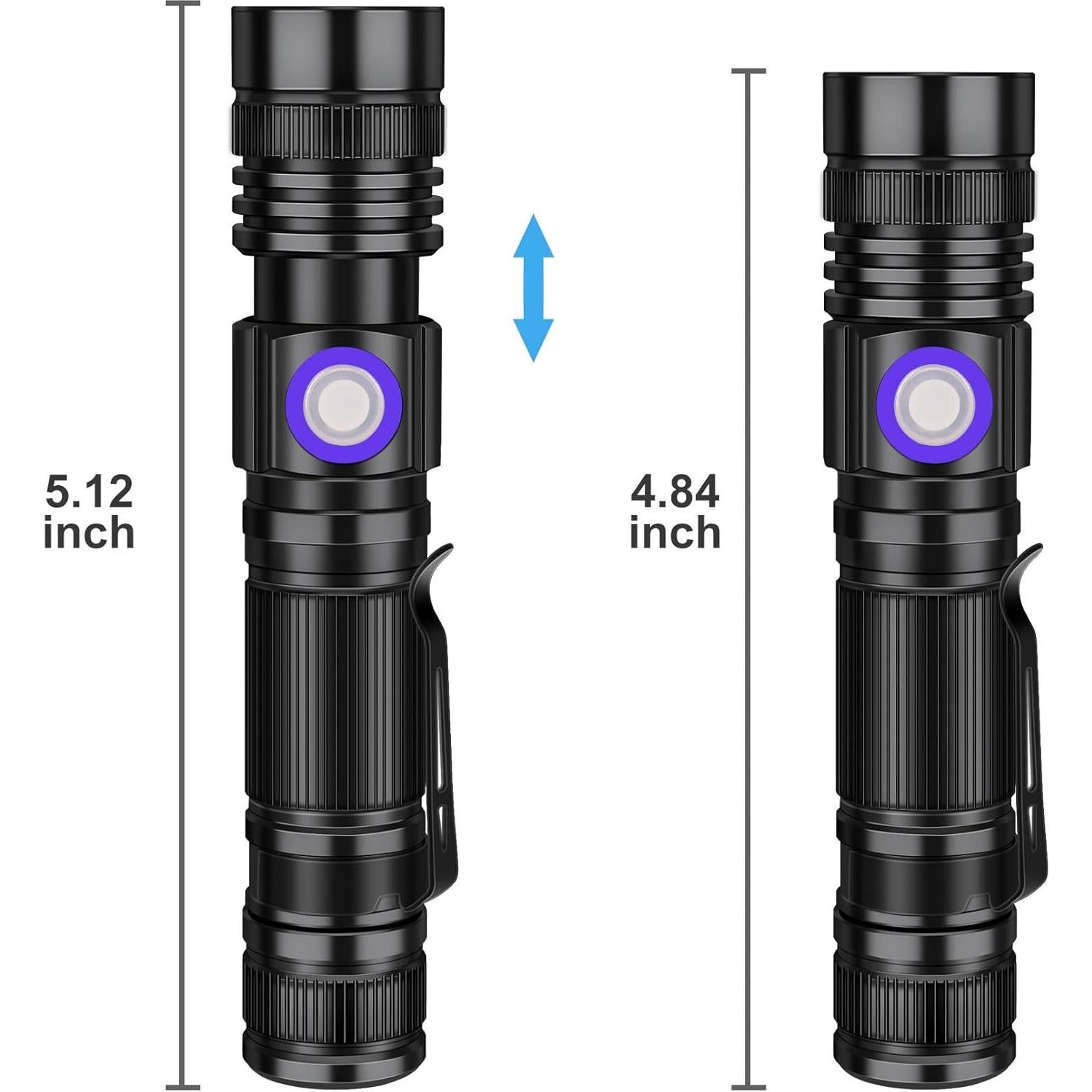 Linterna UV 365nm DARKBEAM Recargable USB para Detección
