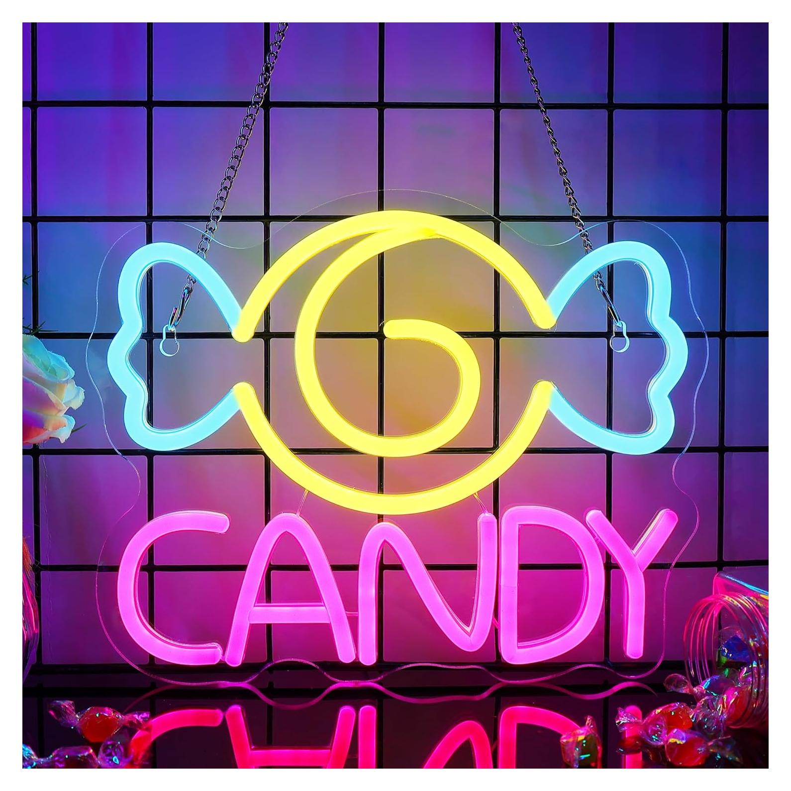 Letrero de Neón DULCE OkiyiD para Decoración de Pared