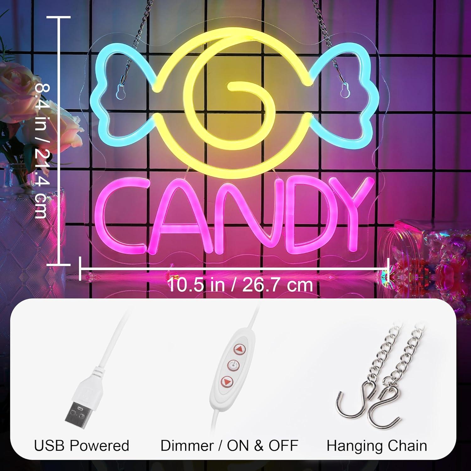 Letrero de Neón DULCE OkiyiD para Decoración de Pared