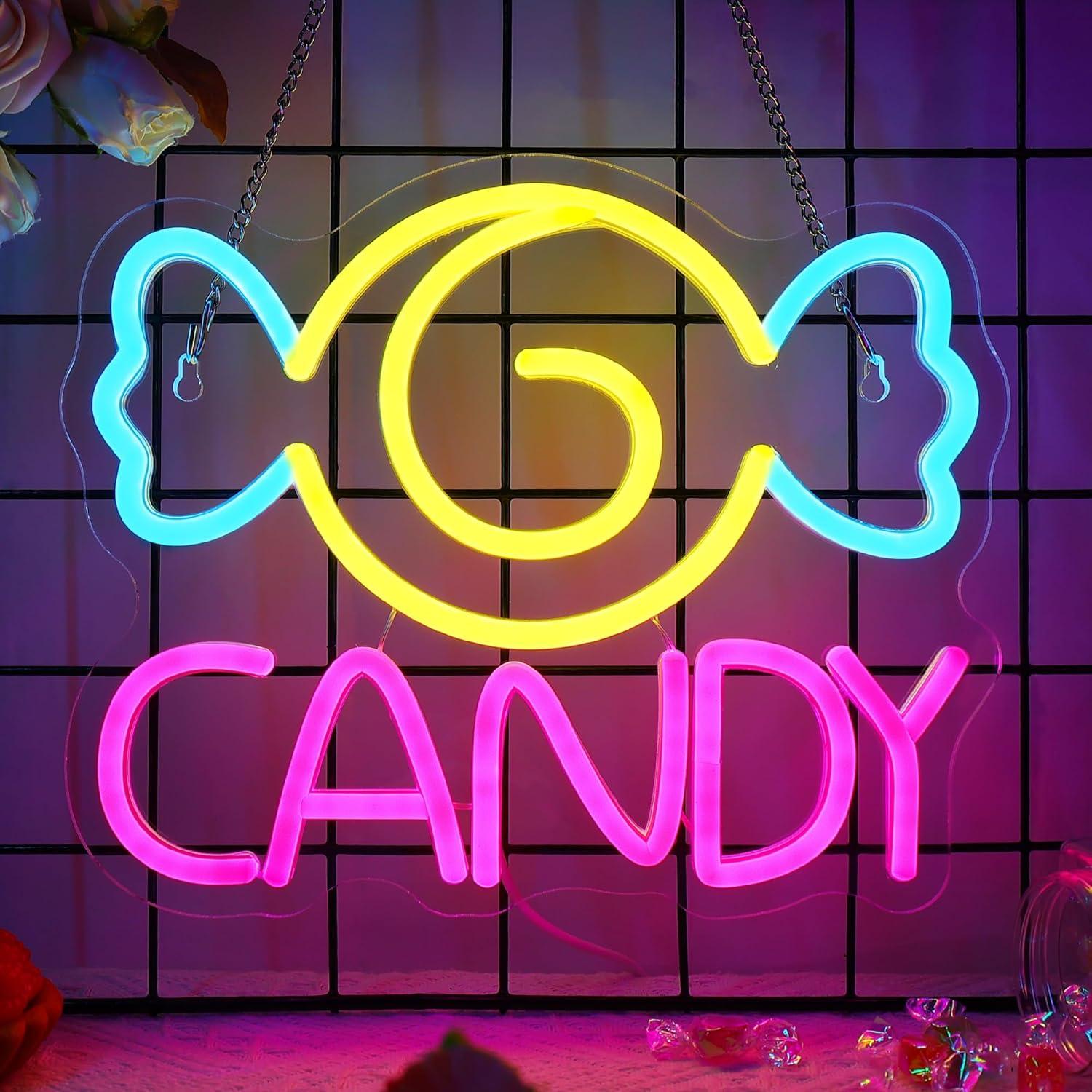 Letrero de Neón DULCE OkiyiD para Decoración de Pared