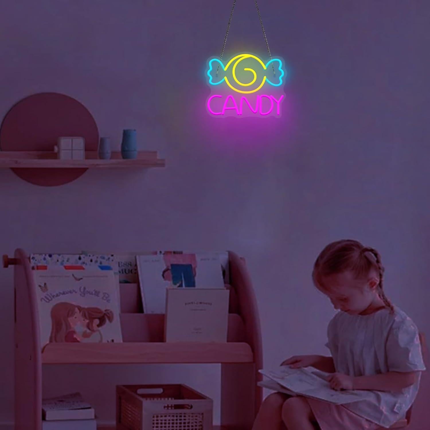 Letrero de Neón DULCE OkiyiD para Decoración de Pared